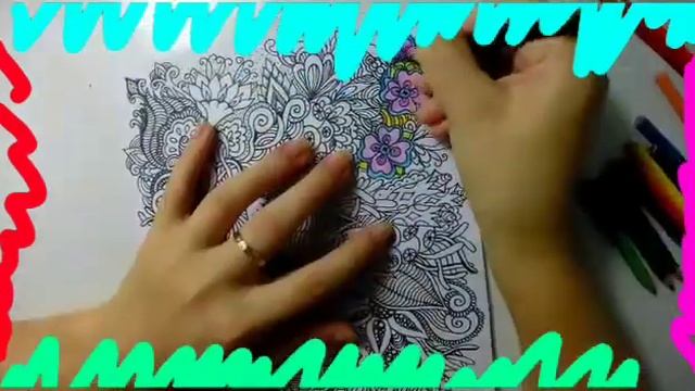 Дудлинг зентангл || как научиться рисовать дудлинг\\Assel li смотреть онлайн