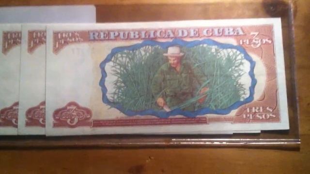 Cuban Banknotes (3 Peso)