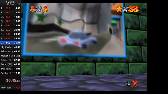 Super Mario Cursed Castles 76 Stars Speedrun in 1:13:46 смотреть онлайн