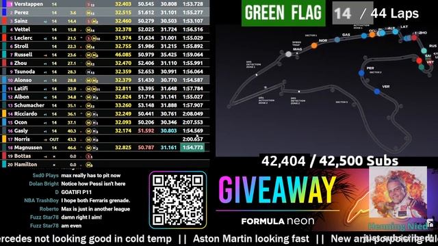 🔴F1 LIVE - Belgian (Spa) GP RACE - Commentary + Live Timing