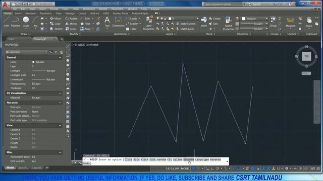 51_1 (MODIFY TOOL) POLYLINE EDIT (PEDIT) COMMAND AUTOCAD, ALL OPTIONS EXPLAINED смотреть онлайн