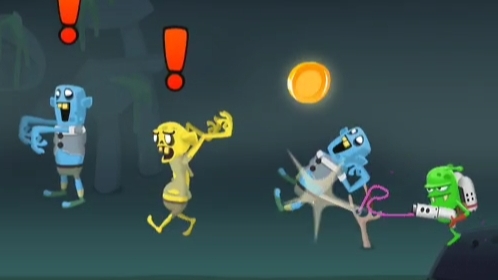 Играем в Zombie Catchers.