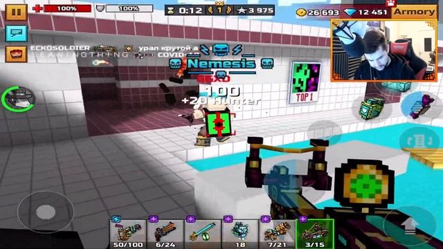 Pixel Gun 3D Added ANOTHER Broken Cluster Weapon OP Pully-Blasty!💥 смотреть онлайн