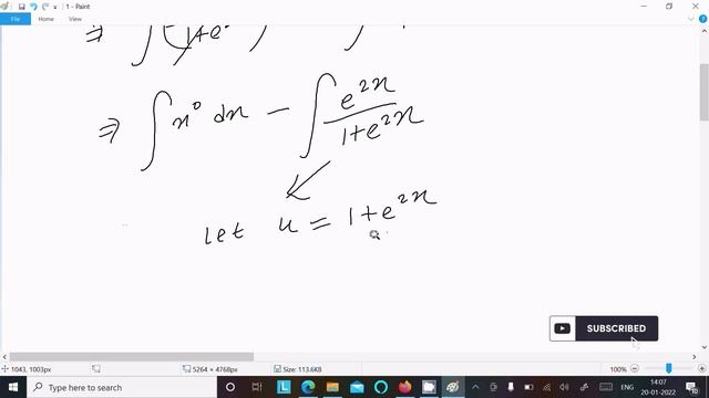 Find Integral of dx / (1 + e^2x) смотреть онлайн