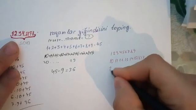 Sonning raqamlari yig'indisi смотреть онлайн