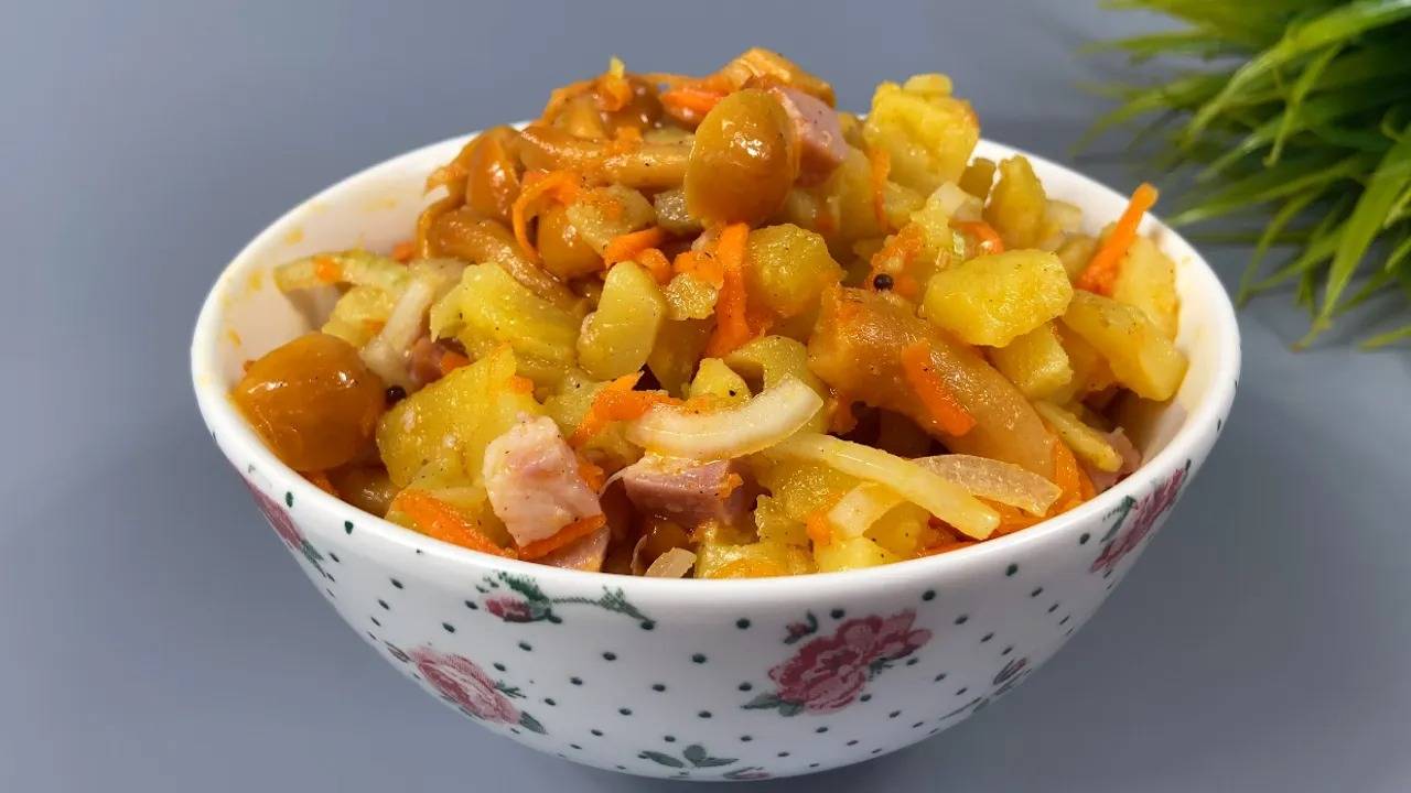 Салат под водочку "МУЖСКАЯ ГОРДОСТЬ"! Строго для мужчин, вкусный и простой! смотреть онлайн