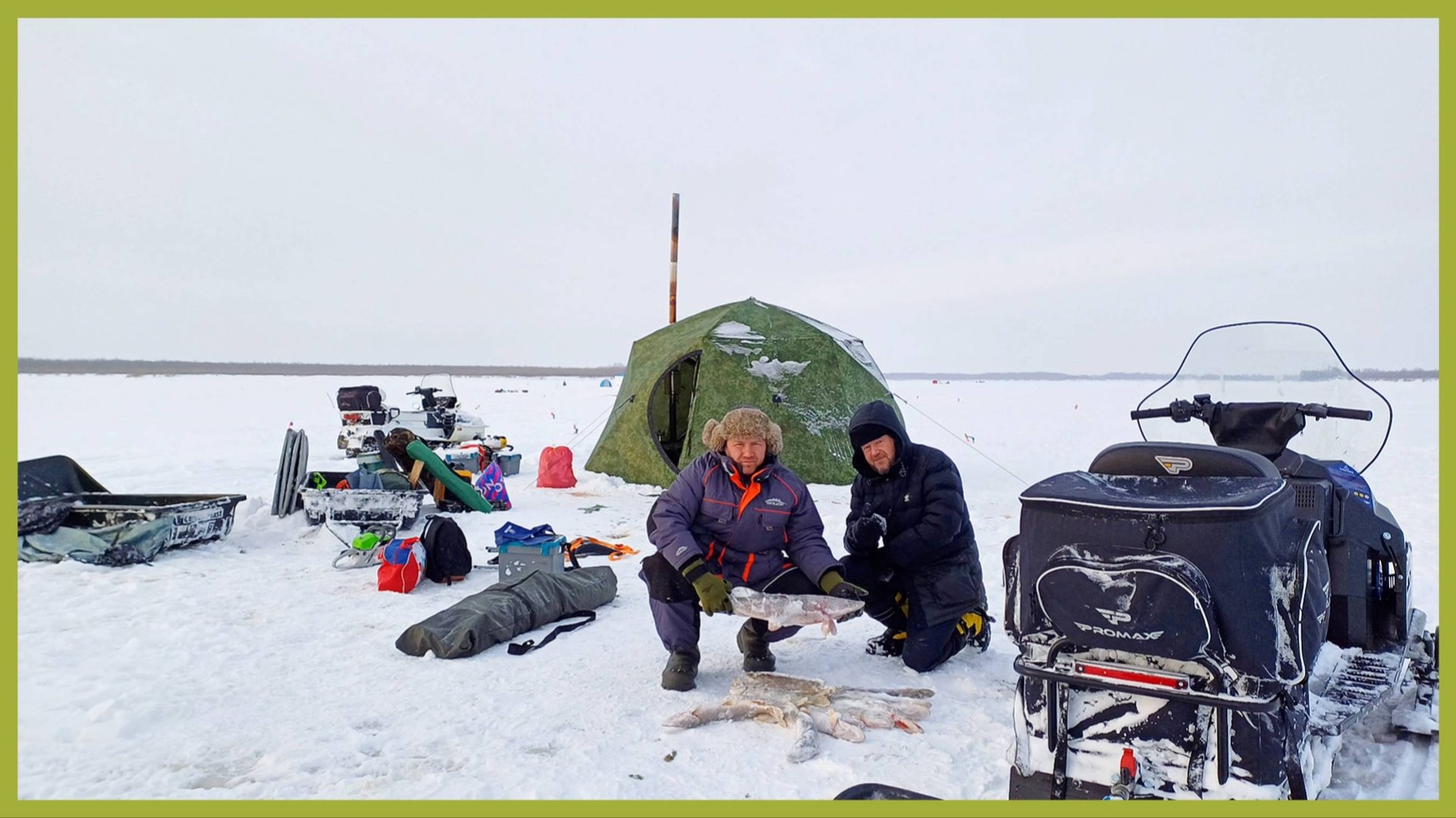 Рыбалка с ночевой на реке Обь. Жерлицы смотреть онлайн