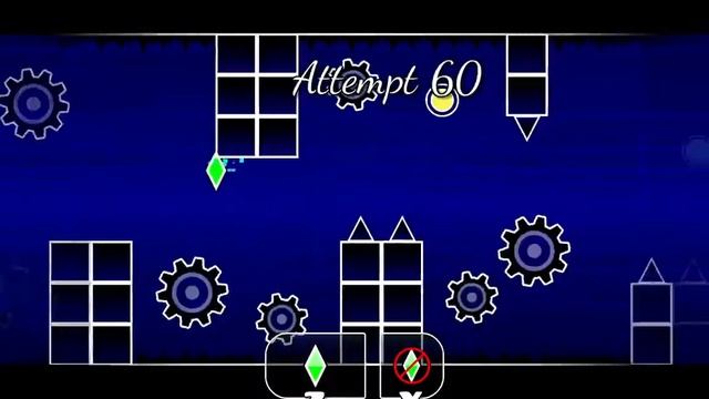 Играю в GEOMETRY DASH (ПРОХОЖУ SHITTY BLOODBATH) смотреть онлайн