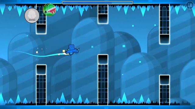 Я зделал свой первый уровень в гд Geometry dash! смотреть онлайн