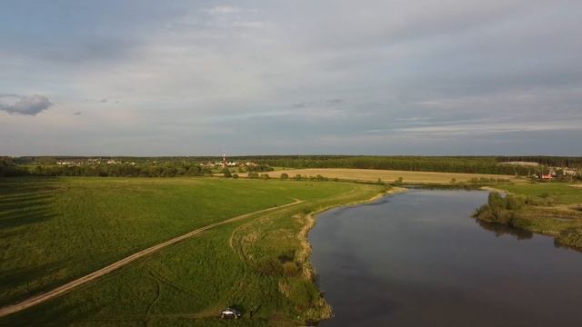 Природа, озёра, поля, солнце, полёты на квадрокоптере. Релакс. Майские пейзажи. relax смотреть онлайн