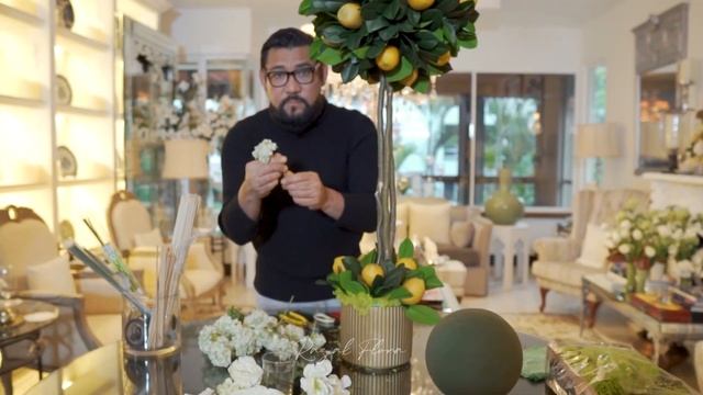 Tea Time Table Setting by Razak Flora | Lemon Topiary Table Centerpiece смотреть онлайн
