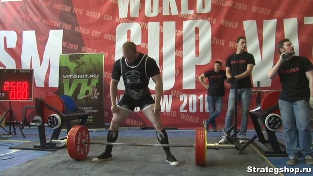 Deadlift 256 kg (90 kg) record смотреть онлайн