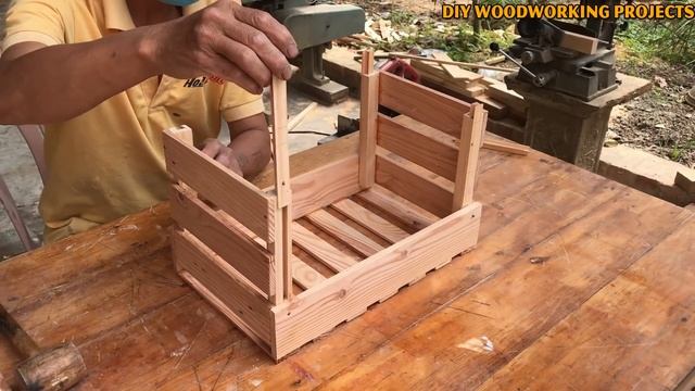 Great DIY Woodworking Idea That You Should Check Out // Super Compact And Convenient Pallet Crates. смотреть онлайн