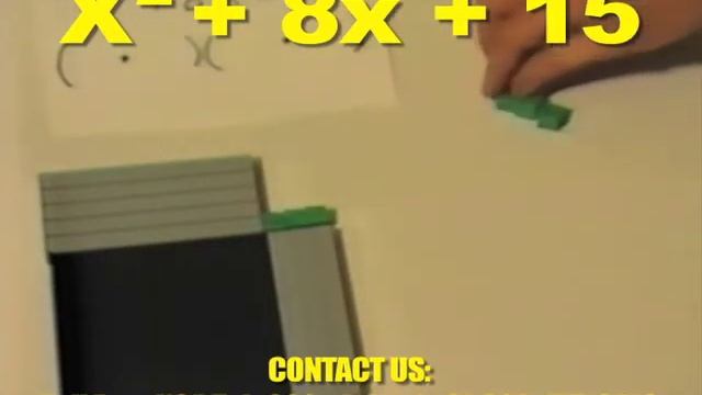 Algebra solving X+8x+15 Mortensen Math, Kids Montessori K-12 Homeschooling tutorial video смотреть онлайн