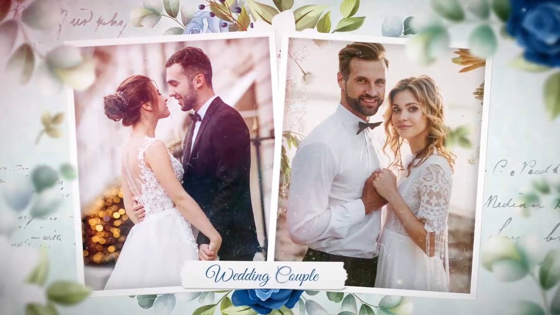 Слайд-шоу Свадебное 7. Поздравление, видео из фото. Монтаж видео на заказ. Пример