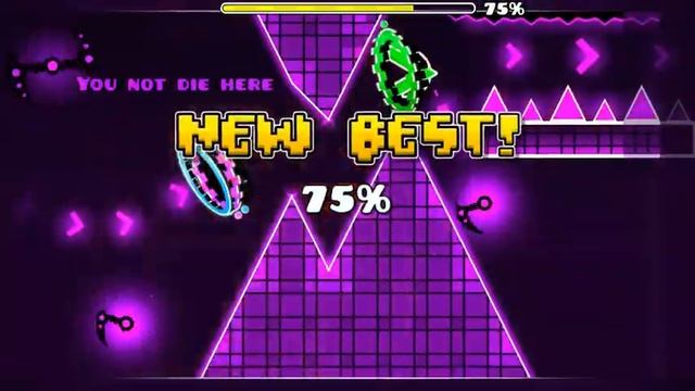 Geometry Dash - УОП 37 (Мичиганский тройной шип) смотреть онлайн