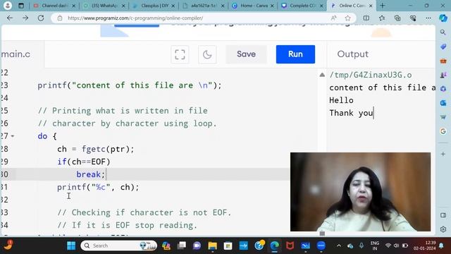 L-50 What is EOF character in File Handling in C language? How to use feof() function C Programming смотреть онлайн