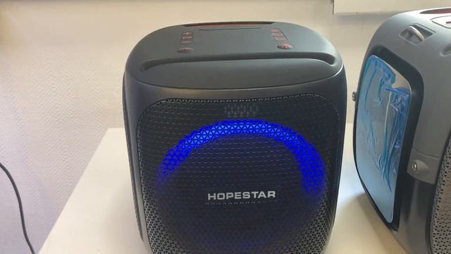Портативная колонка Hopestar Party One 80W с двумя микрофонами и HOPESTAR PARTY 100 в одном видео! смотреть онлайн