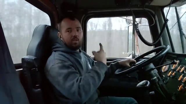 18 speed log truck "ride along" смотреть онлайн