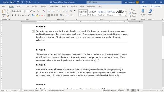 22 Tips and Tricks Insert and delete a line смотреть онлайн