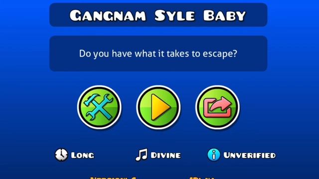 Gangnam Style Baby (EXTREME DEMON) | Geometry Dash смотреть онлайн