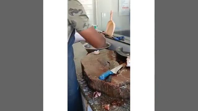 Parrot fish cutting🔪 смотреть онлайн