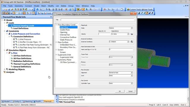 Femap 11.4.2 Video: Thermal / Flow Interface Overview смотреть онлайн