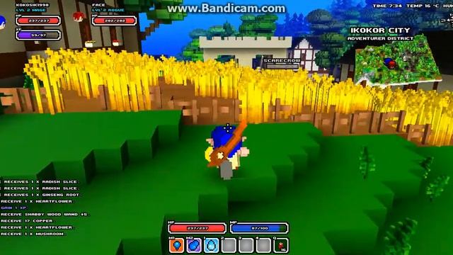 Похождение по миру Cube World#2В город! смотреть онлайн