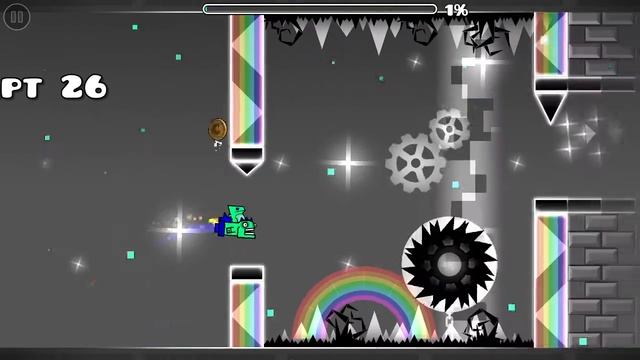 Проходим platinum adventure Geometry Dash level смотреть онлайн