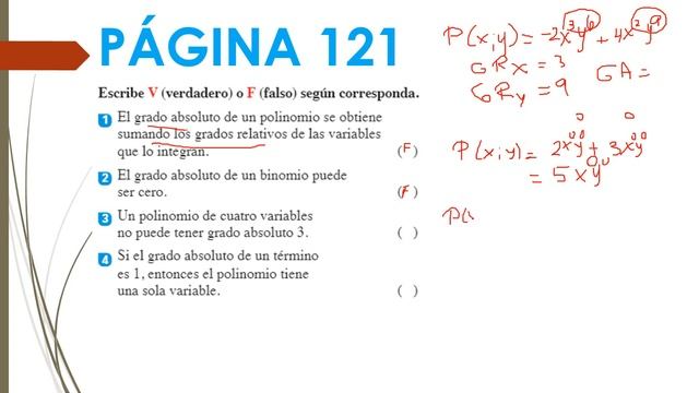 GRADO RELATIVO Y ABSOLUTO DE UN POLINOMIO 2do de Sec. смотреть онлайн