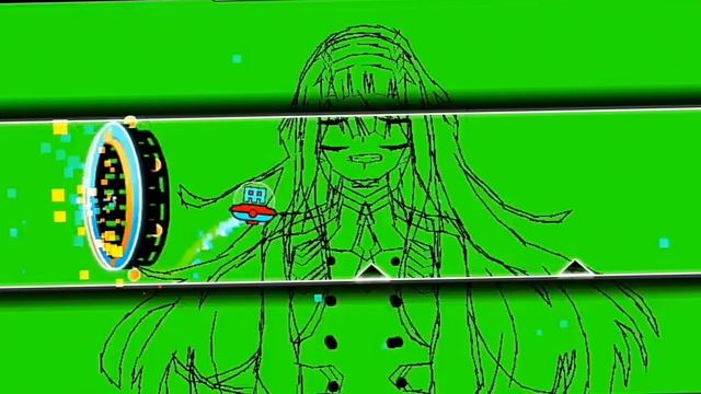 GEOMETRY DASH УРОВЕНЬ С АНИМЕ смотреть онлайн