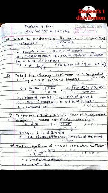 Student's t distribution #Statistics@mathsnstats3273 смотреть онлайн