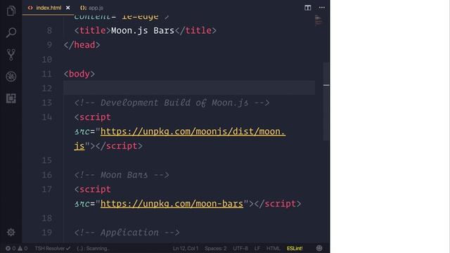 Moon.js - Bars смотреть онлайн