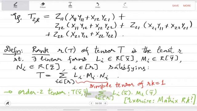 noc20-ma42-lec08 - Lecture 8: Matrix Multiplication Tensor. смотреть онлайн