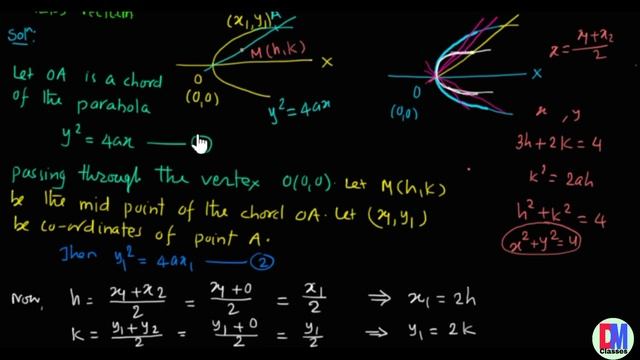 Class 11 & 12 Maths || CONIC SECTION || Part 9 || PARABOLA || By Dinesh Shah || смотреть онлайн