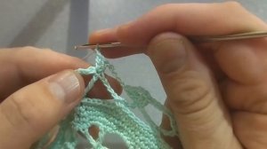 Оригинальная овальная салфетка крючком "Эклектика". Часть 5. Ряды 28-32