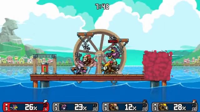 Rivals Of Aether | Gameplay (Local Vs AI) | STEAM/PC