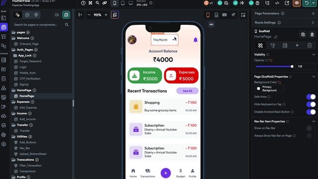 FlutterFlow Tutorial For Expense Tracker App Flutter Without Code | Backend Integration Via Firebas смотреть онлайн