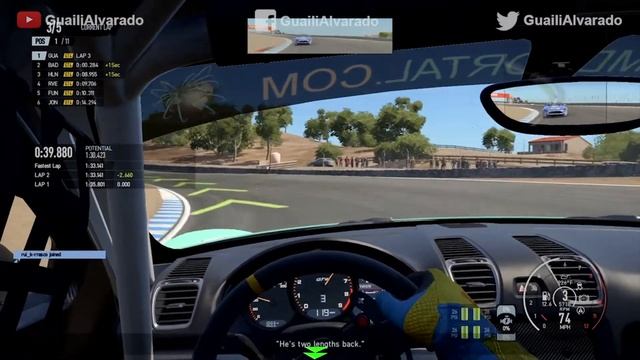 Project CARS 2 || Laguna Seca || Porsche GT4 || Online смотреть онлайн