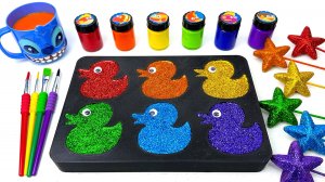 Первые мультфильмы. Игрушки. Ананасы. Разноцветные уточки. Учим цвета. Звуки. Асмр.