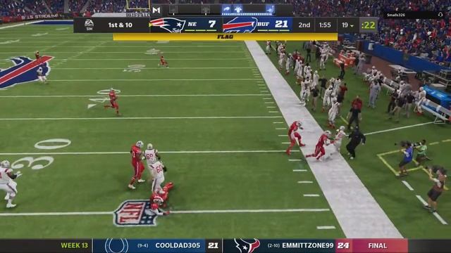 EA Madden NFL 22 Show Us Your TD's League: Week 13 Patriots (5-7) @ Bills (6-5) смотреть онлайн