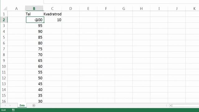 Sådan finder du kvadratroden af et tal i Excel смотреть онлайн