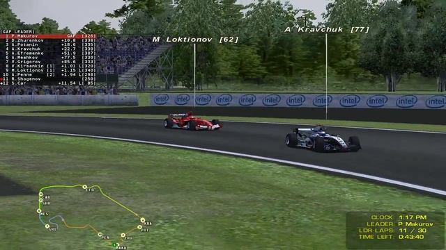 Gonki.Me F1 2005 League №2 Grand Prix of the Great Britain смотреть онлайн