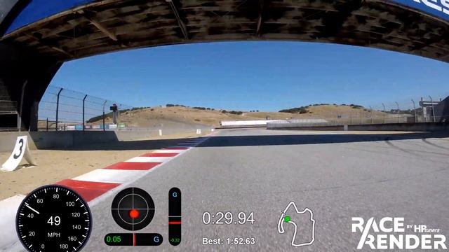 Trying out Mercedes C43 AMG at Laguna Seca смотреть онлайн