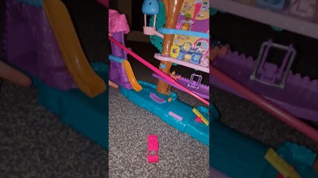 New Polly Pocket Adventure Tree House!! Watch me unbox and play! смотреть онлайн