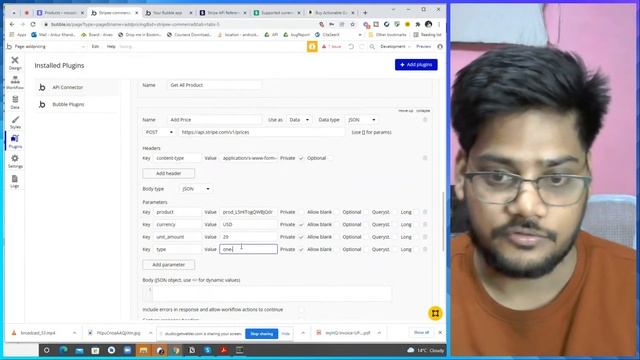 How to setup one-time price using Stripe Gateway? | Bubble- Stripe integration | EP-3 смотреть онлайн