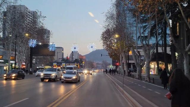 21.12.2023 Tbilisi. Сабуртало (улица Шартава) - Вокзал смотреть онлайн