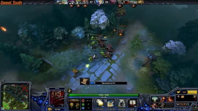 Dota2 эксперимент с закупом Svena смотреть онлайн