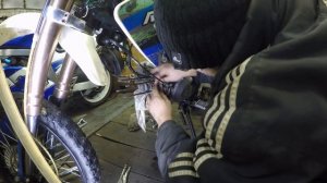 Замена поршневых колец на питбайке Racer 125