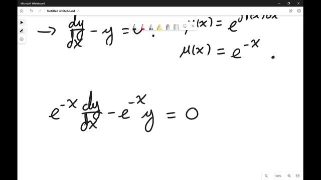 Solving Differential Equation by Integrating factor - dy/dx = y смотреть онлайн